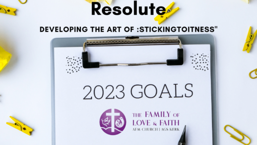 Resolve to Be Resolute (The Art of Stickingtoitness)